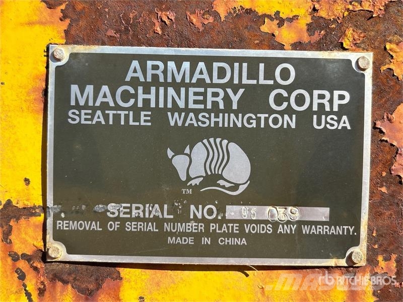  Armadillo 36 in x 25 ft Material Washer معدة فرز -> معدة فرز المخلفات