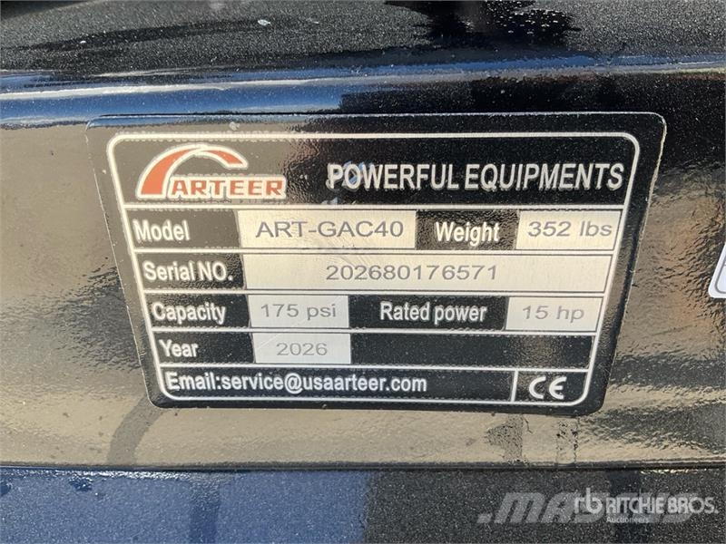 Arteer ART-GAC40 14.5 cfm Skid-Mounted 40 gal Air Compres Kompressorer