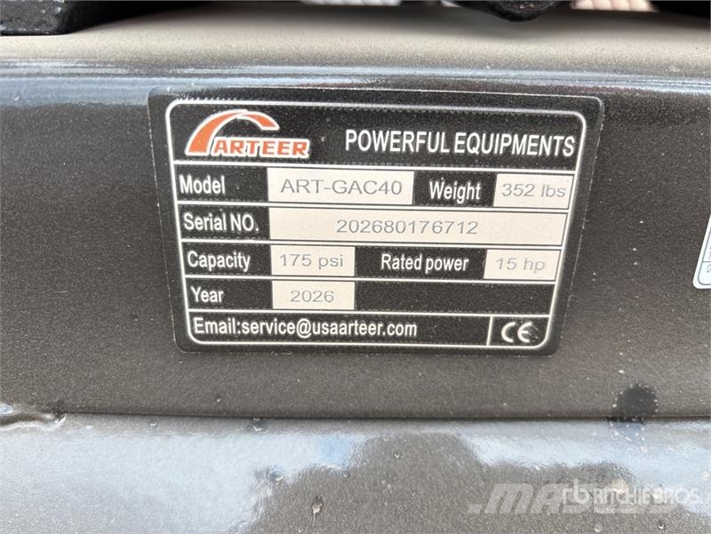 Arteer ART-GAC40 14.5 cfm Skid-Mounted 40 gal Air Compres Компресори