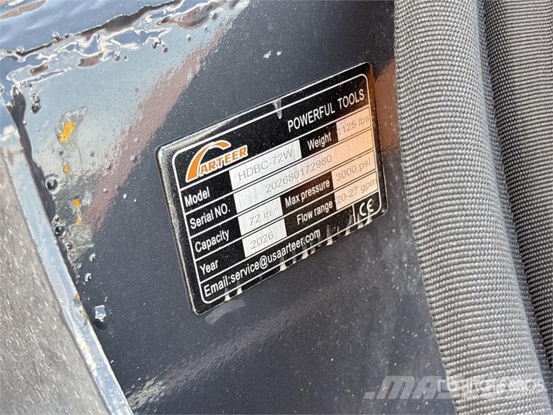 Arteer HDBC-72W 72 in Skid Steer Brush Cutter (Unused) Vontatott pázsitnyírók