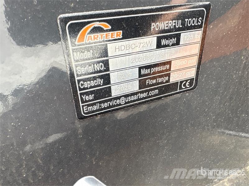 Arteer HDBC-72W 72 in Skid Steer Brush Cutter (Unused) ماكينات جز العشب
