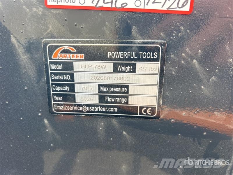Arteer HLP-78W 78 in Skid Steer Landplane (Unused) Sleepeggen