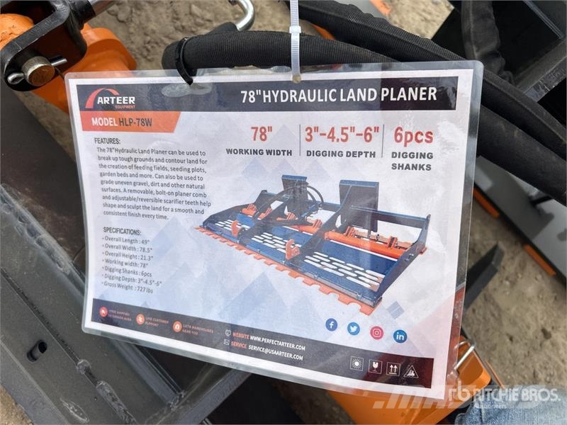 Arteer HLP-78W 78 in Skid Steer Landplane (Unused) Sleepeggen