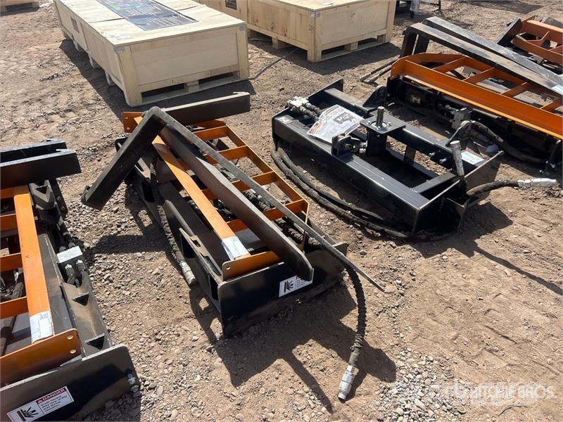 Arteer HPF-48L 48 in Hydraulic Skid Steer Forks (Unused) 지게차