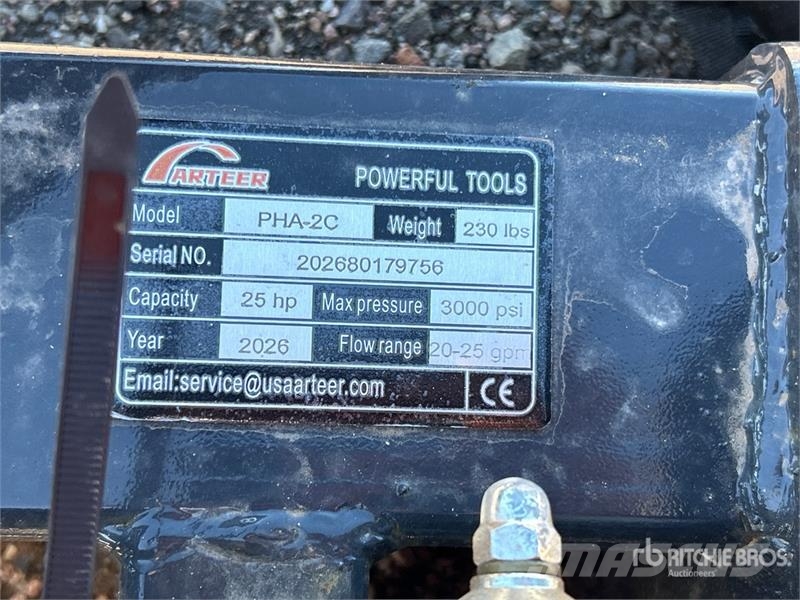Arteer PHA-2C-3 Skid Steer 3-Point Adapter (Unused) Drugi deli