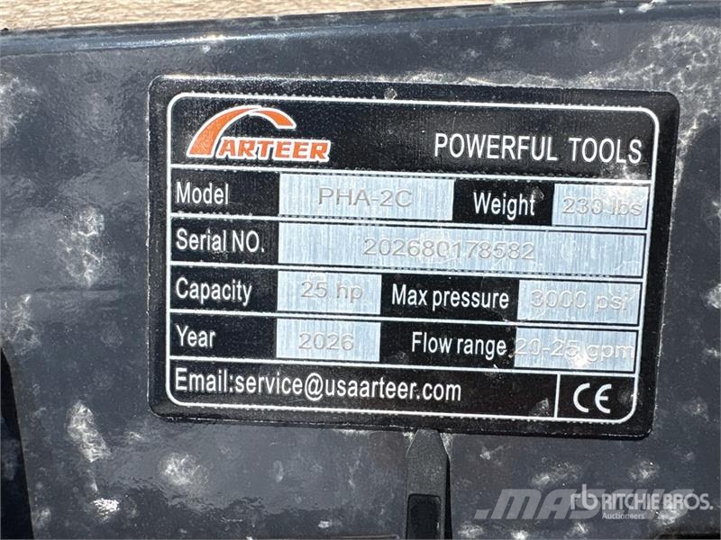 Arteer PHA-2C 45 in Skid Steer 3-Point Adapter Andet tilbehør