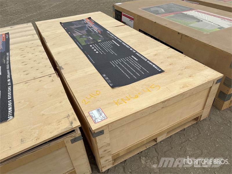 Arteer QB-WG-2020 20 ft x 20 ft All-Steel Carport (Unused Čelični okviri za građevine