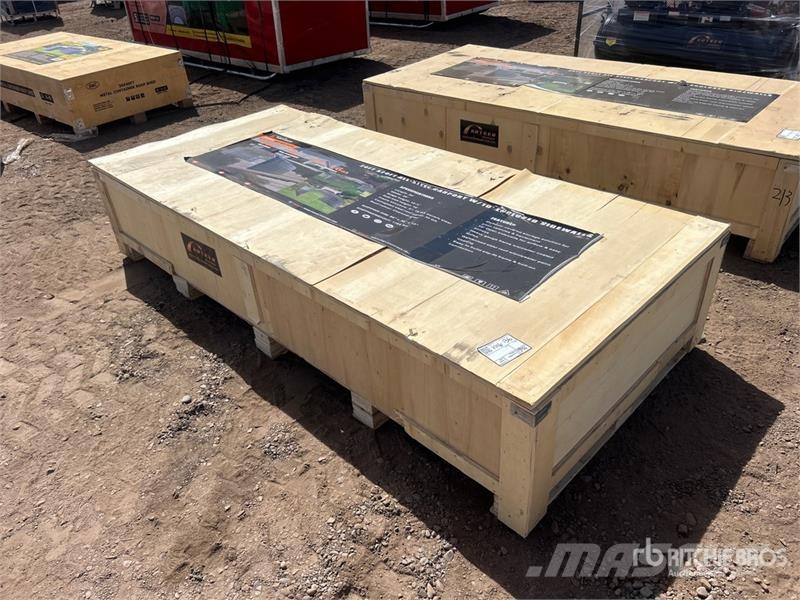 Arteer QB-WG-2020 20 ft x 20 ft All-Steel Carport (Unused Stahlrahmenaufbauten