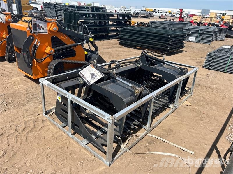 Arteer RGB-84W 84 in Rock Skid Steer Grapple Bucket (Unus Gripere