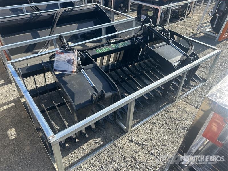 Arteer RGB-84W 84 in Rock Skid Steer Grapple Bucket (Unus 집게