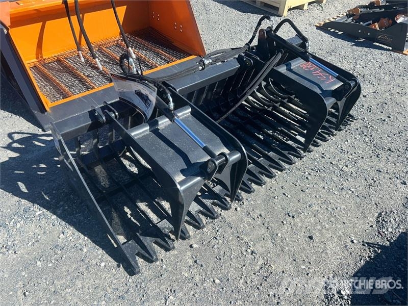 Arteer RGB-84W 84 in Rock Skid Steer Grapple Bucket (Unus Markolók