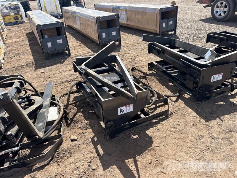 Arteer RPT-42L 60 in Rotating Hydraulic Skid Steer Forks 지게차