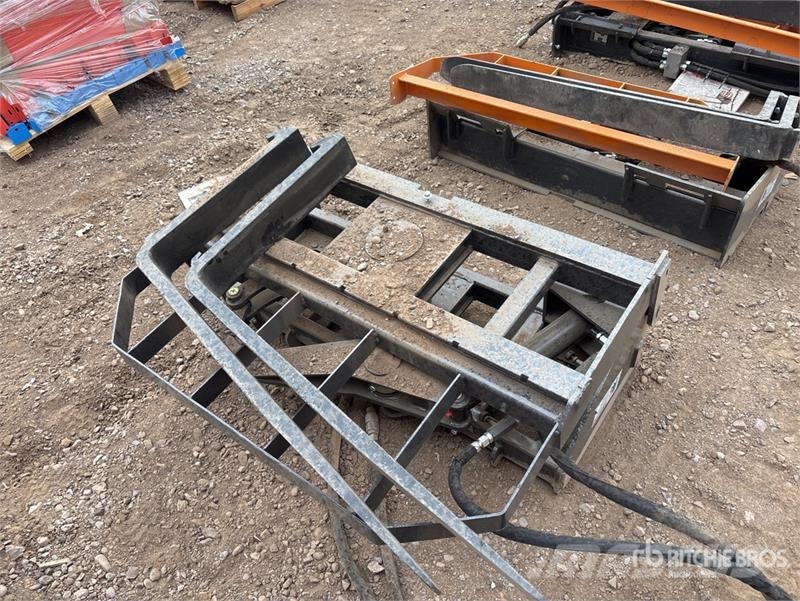 Arteer RPT-42L 60 in Rotating Hydraulic Skid Steer Forks  Vorken
