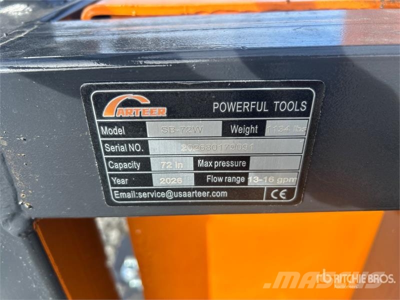 Arteer SB-72W 64 in Skid Steer Screening Bucket (Unused) Screening buckets