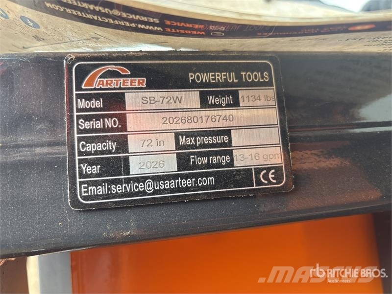 Arteer SB-72W 72 in Skid Steer Screening Bucket (Unused) Sorteringsskuffer