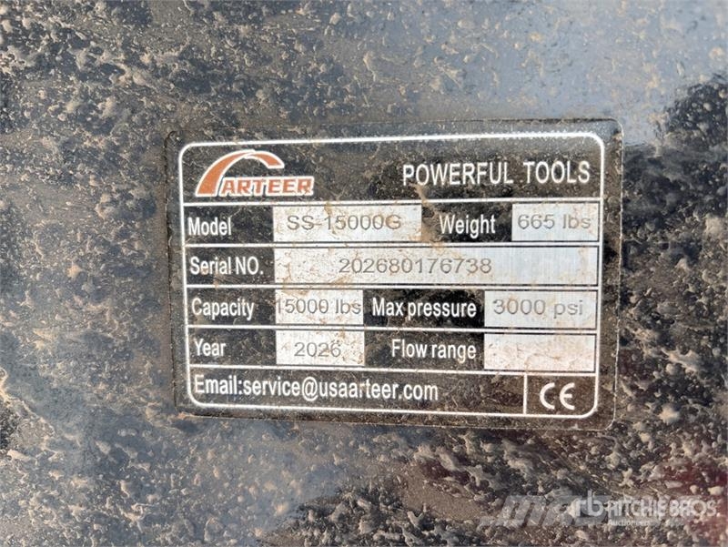 Arteer SS-15000G 15000 lb Skid Steer Logging Winch (Unuse Övriga