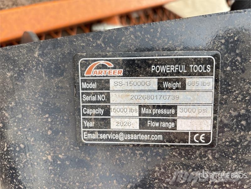 Arteer SS-15000G 15000 lb Skid Steer Logging Winch (Unuse Övriga