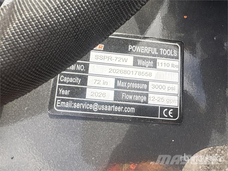 Arteer SSPR-72W 72 in Skid Steer Power Rake (Unused) Ranghinatori