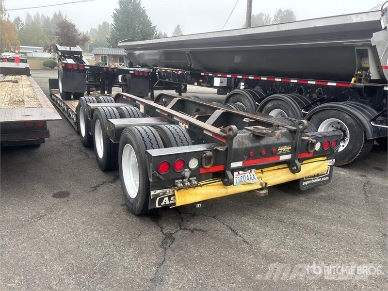 Aspen HHT/RL 55 ton Tri/A Removable Gooseneck Lowboy Tra Caricatore basso