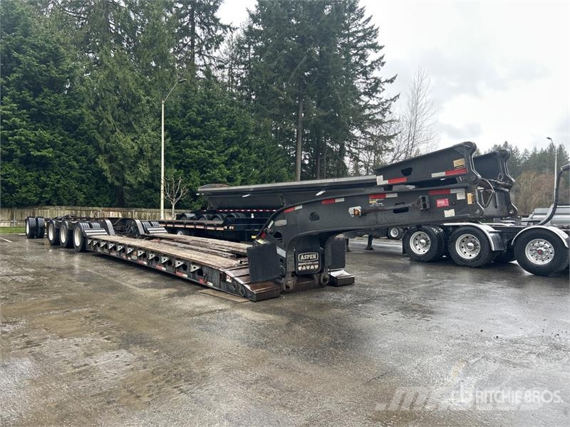 Aspen HHT/RL 55 ton Tri/A Removable Gooseneck Lowboy Tra Remorque surbaissée