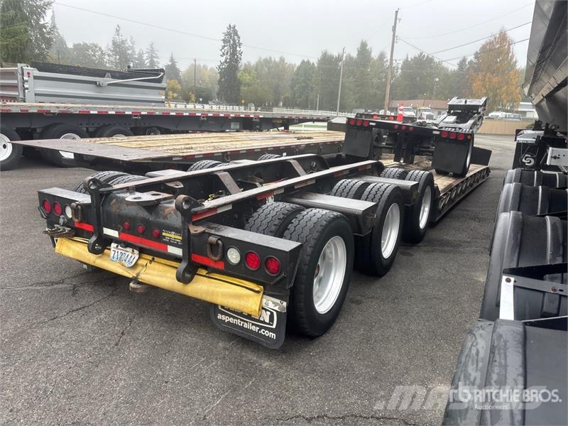 Aspen HHT/RL 55 ton Tri/A Removable Gooseneck Lowboy Tra Caricatore basso