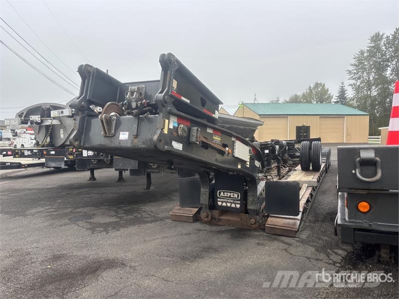 Aspen HHT/RL 55 ton Tri/A Removable Gooseneck Lowboy Tra Caricatore basso