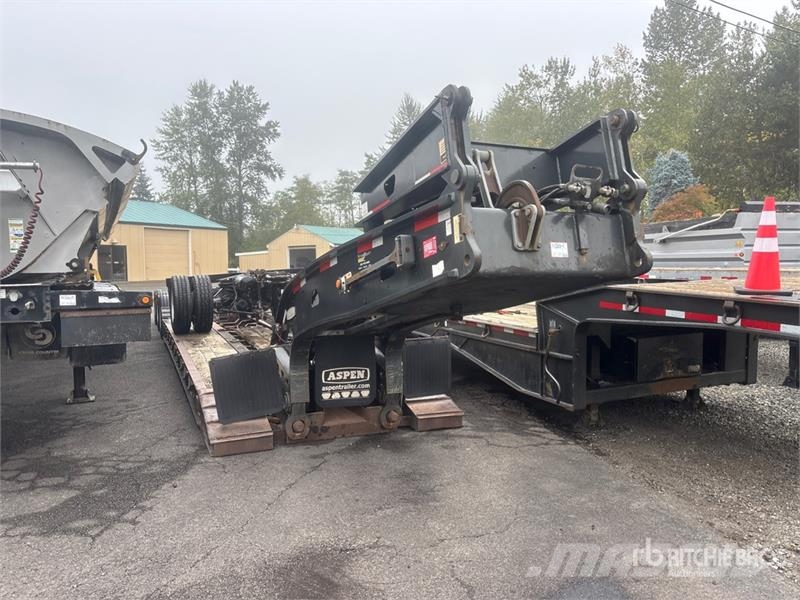 Aspen HHT/RL 55 ton Tri/A Removable Gooseneck Lowboy Tra Caricatore basso