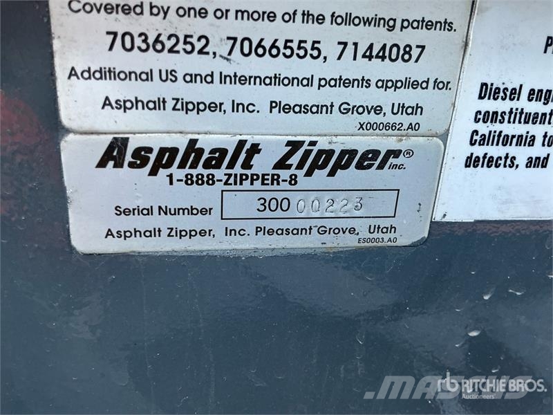 Asphalt Zipper AZ300 Cold Planer Attachment Asphalt cold milling machines
