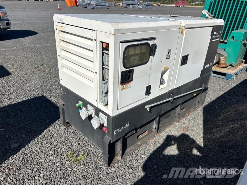 Atlas Copco QAS45 36 kW Skid-Mounted Generator Set Generadores diesel