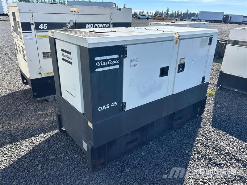 Atlas Copco QAS45 36 kW Skid-Mounted Generator Set Generadores diesel