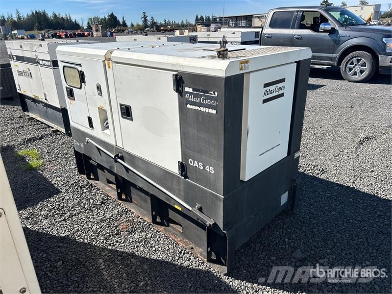 Atlas Copco QAS45 36 kW Skid-Mounted Generator Set Generadores diesel