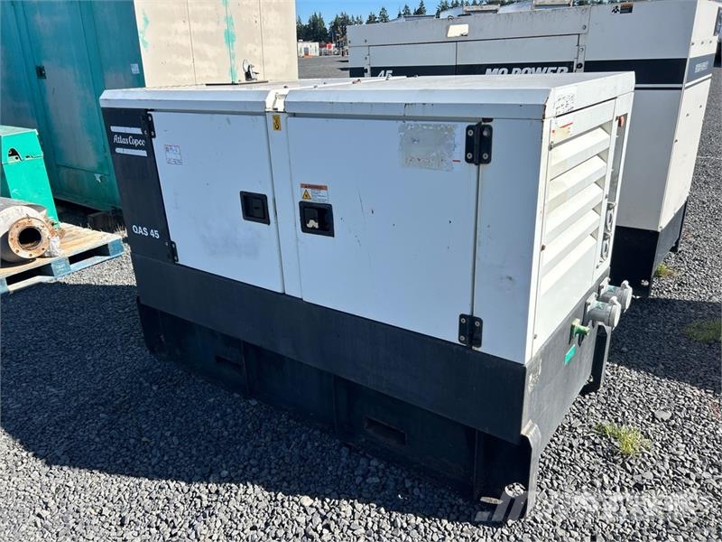 Atlas Copco QAS45 36 kW Skid-Mounted Generator Set Generadores diesel