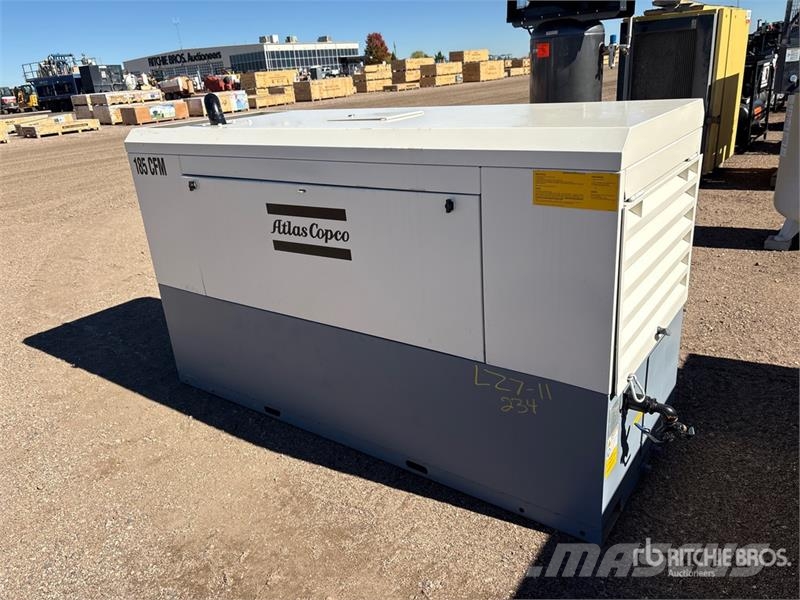 Atlas Copco XAS 185 185 cfm Skid-Mounted Skid-Mounted Air Comp Compressors