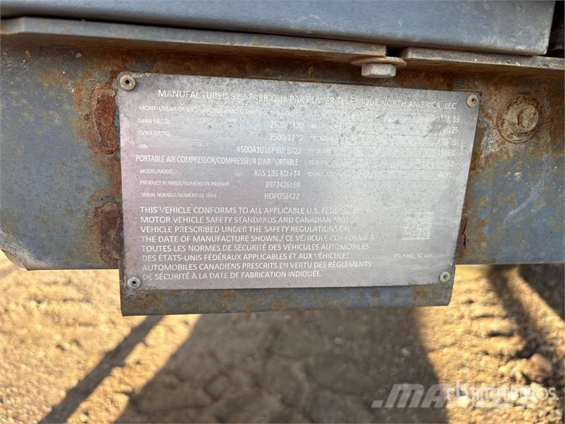Atlas Copco XAS 185 JD7 Compressors