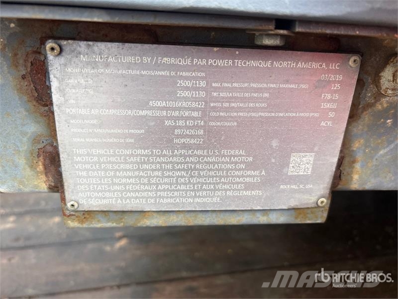 Atlas Copco XAS 185 JD7 Compressors