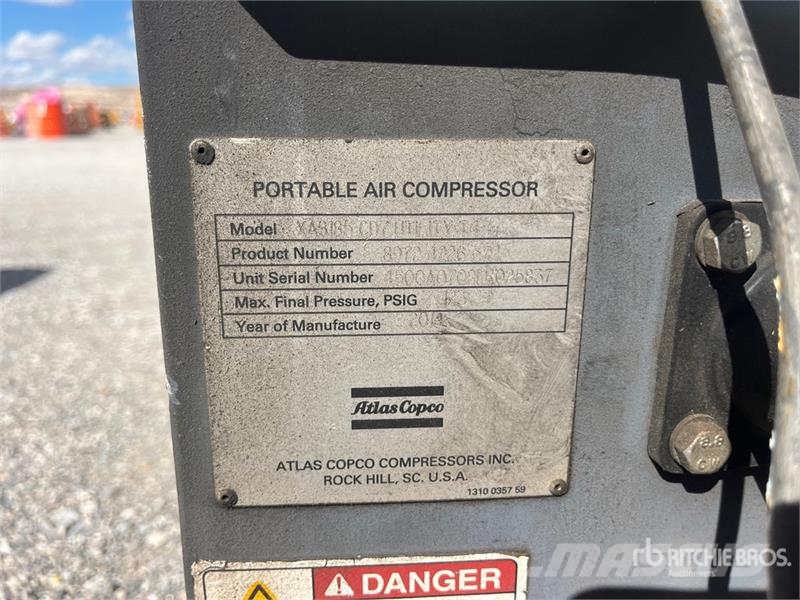 Atlas Copco XAS185CD7 空氣壓縮機