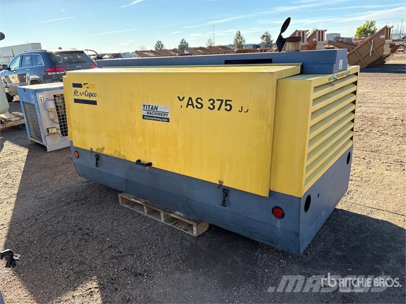Atlas Copco XAS375 Skid-Mounted Air Compressor Compresseur