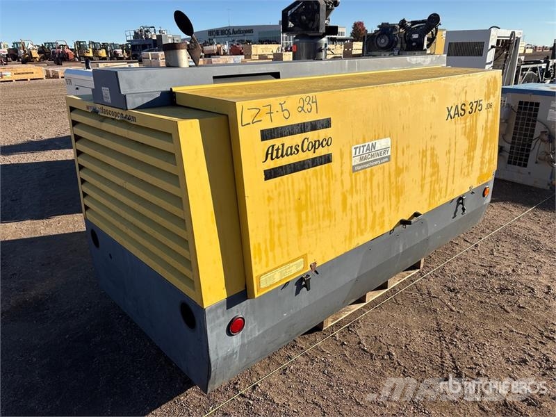 Atlas Copco XAS375 Skid-Mounted Air Compressor Compresseur