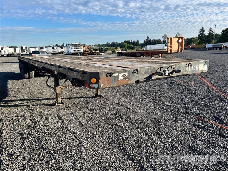  Aztech 50 ft Tri/A Flatbed Trailer Prikolice platforme/otvoreni sanduk