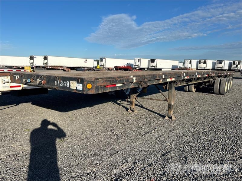  Aztech 50 ft Tri/A Flatbed Trailer Prikolice platforme/otvoreni sanduk