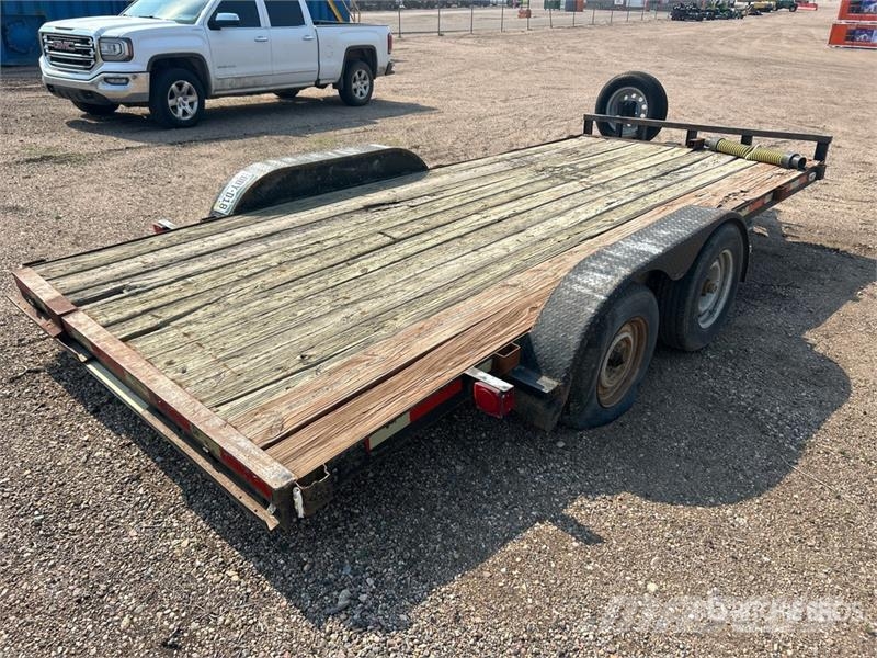 B-Line 16 ft T/A Equipment Trailer Remolques para transporte de vehículos