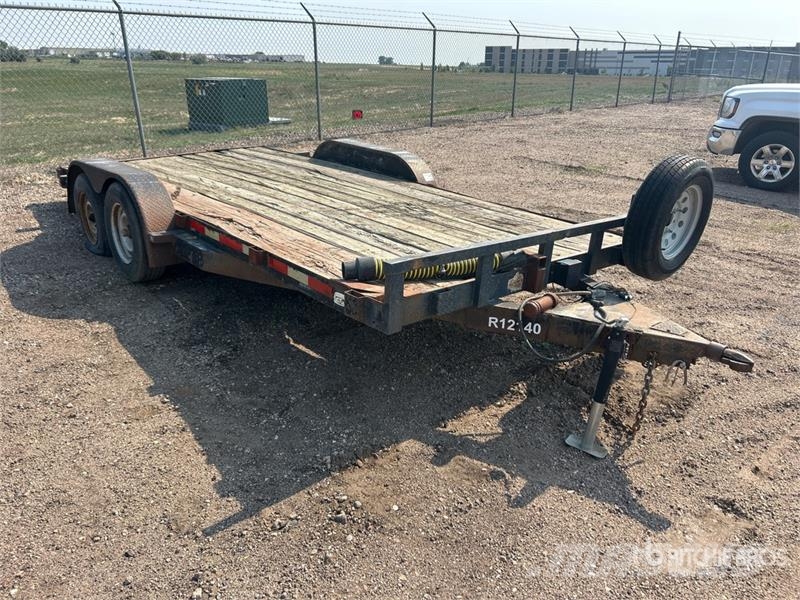 B-Line 16 ft T/A Equipment Trailer Remolques para transporte de vehículos