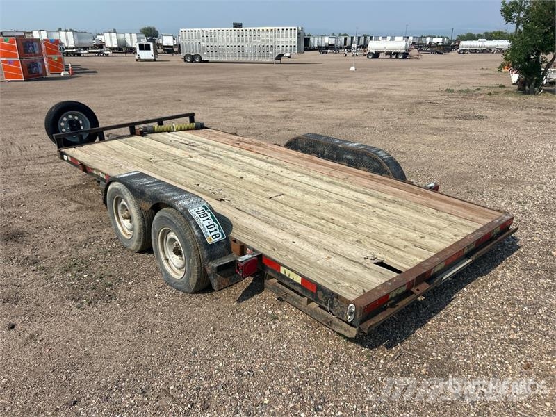B-Line 16 ft T/A Equipment Trailer Remolques para transporte de vehículos