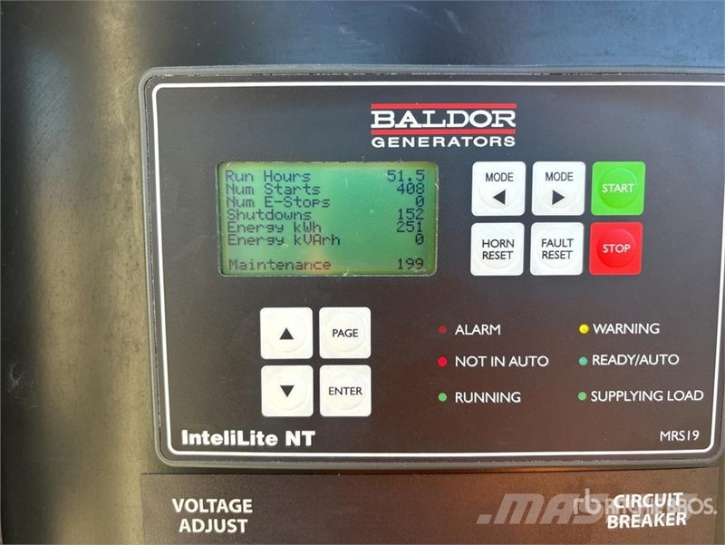 Baldor 20 kW Mobile Generator Set Dízel áramfejlesztők