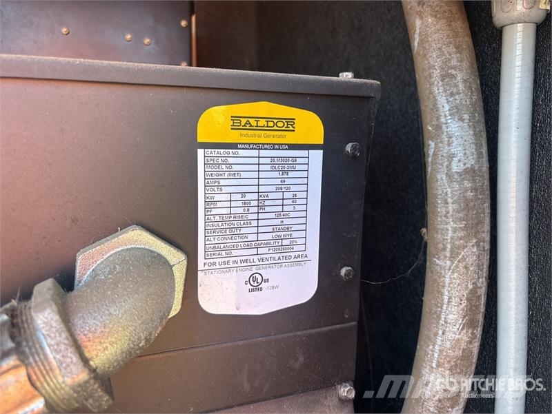 Baldor 20 kW Mobile Generator Set Dízel áramfejlesztők