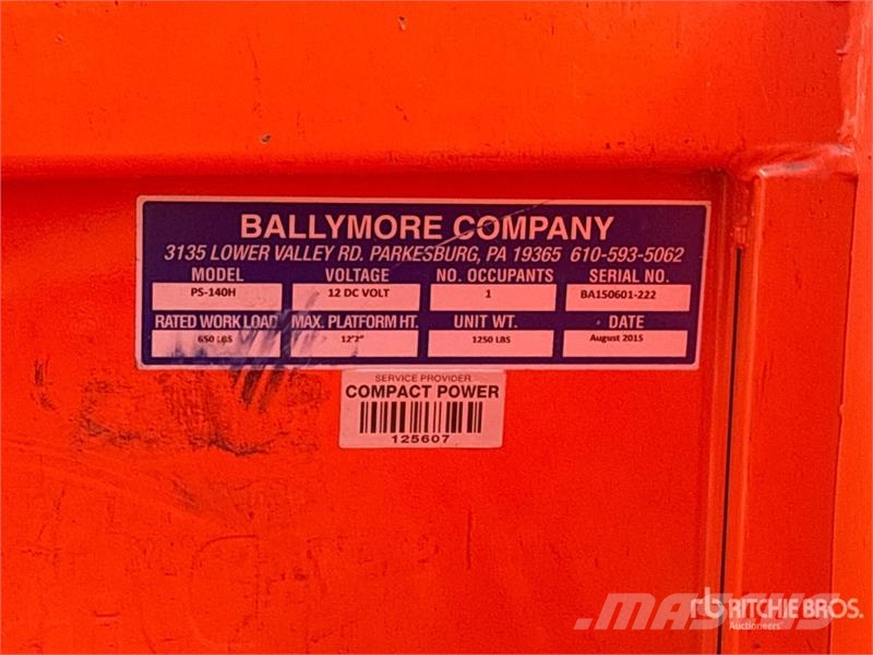 Ballymore PS-140H Vertical Mast Lift رافعات السارية الرأسية