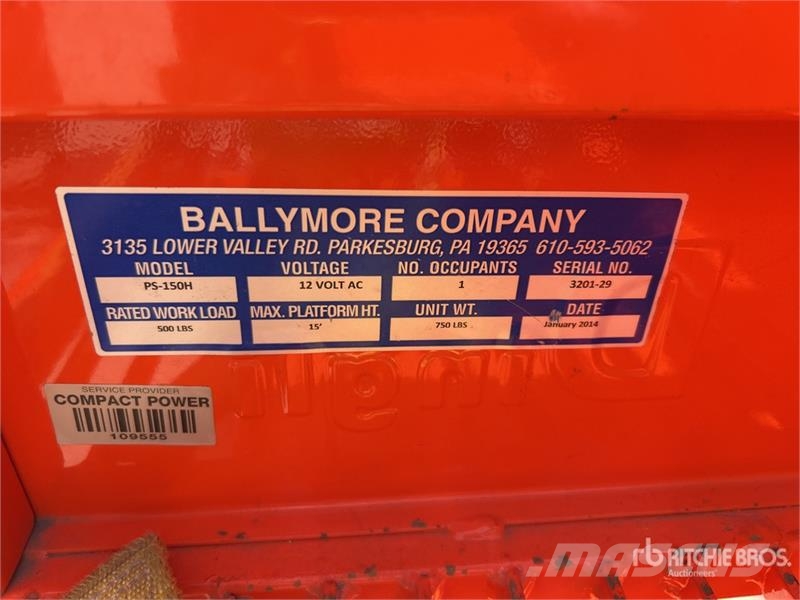 Ballymore PS-150H Vertical Mast Lift رافعات السارية الرأسية