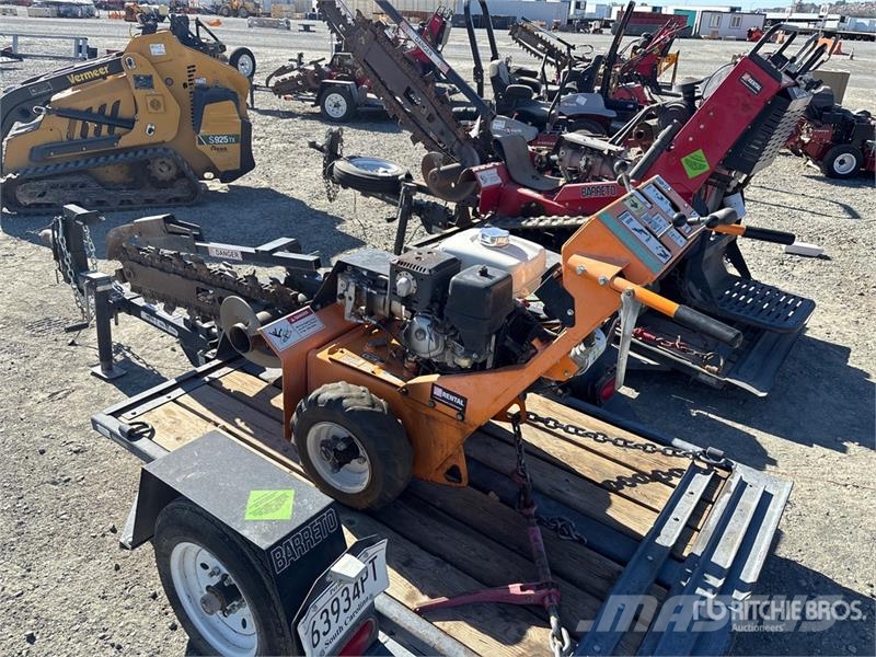 Barreto 912 Walk Behind Trencher ماكينات حفر خنادق