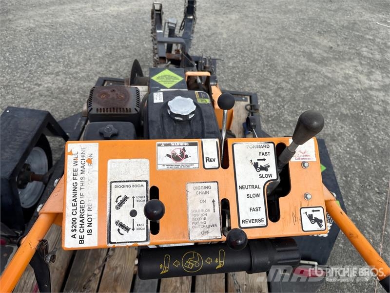 Barreto 912 Walk Behind Trencher Tranšėjų ekskavatoriai