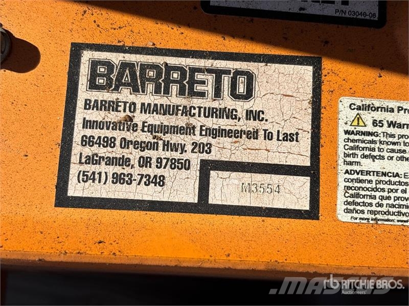 Barreto 912 Walk Behind Trencher ماكينات حفر خنادق